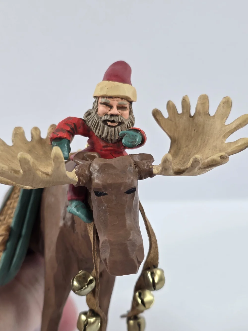 1997 Hallmark Keepsake Ornament Leading the Way Elf Reindeer